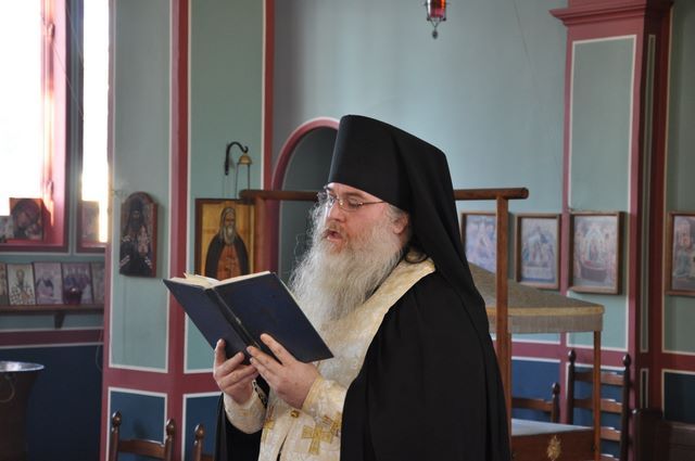 Reading prayers in the church